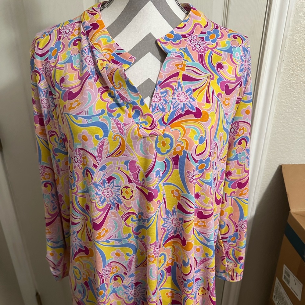 Colorful Floral Women's Top